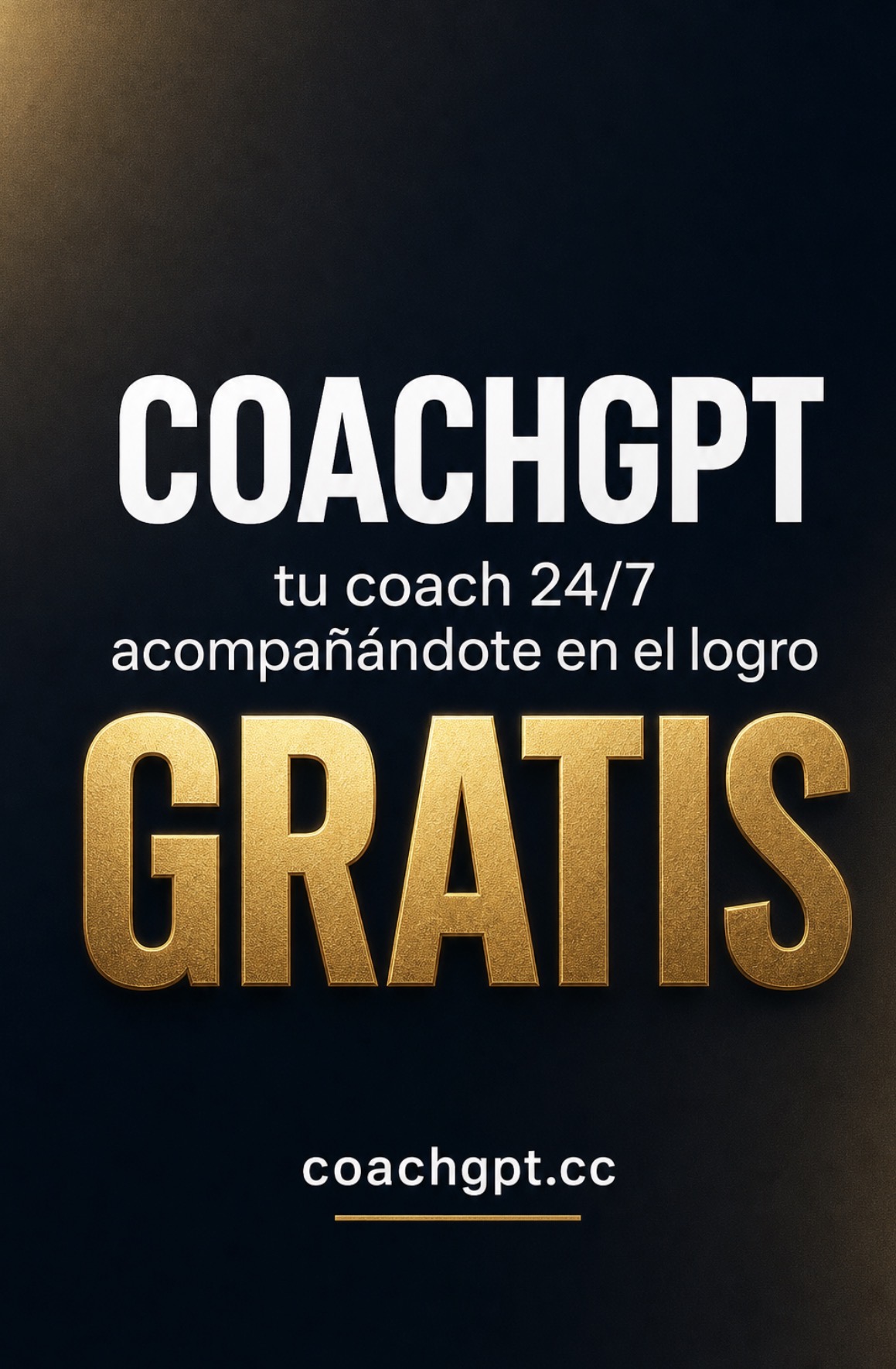 CoachGPT gratis · tu coach 24/7